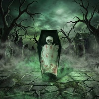 Adornos de Juguete Redondos de Plástico para Halloween, Novedad Eléctrica de Terror, Ataúd 3D Luminoso, Calavera con Luz Completa, Decoración y Accesorios de Broma