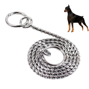 سلسلة نقوش صلبة فاخرة للكلاب بشعار مخصص 3*4*5 طوق خانق - Product Image 2