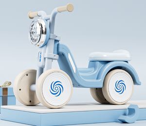Vente en gros Vélo d'équilibre à 4 roues pour enfants <span class=keywords><strong>avec</strong></span> pédale Voiture coulissante <span class=keywords><strong>électrique</strong></span> pour bébé Jouet vélo d'équilibre pour enfants <span class=keywords><strong>avec</strong></span> lumière et musique - Product Image 2