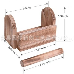Organizador de escritorio de madera para oficina, dispensador de cinta adhesiva, soporte para rollos de película, cortador de cinta - Product Image 4