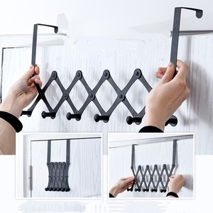 Over the <strong>Door</strong> Drying Rack Space Saving Foldable Over <strong>Door</strong> <strong>Hooks</strong> Hanger Laundry Hanging <strong>Coat</strong> Rack Clothing Hanger <strong>Hook</strong> - Product Image 3