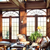 Ventanas Francesas Arqueadas de Aleación de Aluminio Modernas, Personalizadas OEM, para Casas, Villas, Hoteles, Dormitorios, Salas de Estar, Horizontales