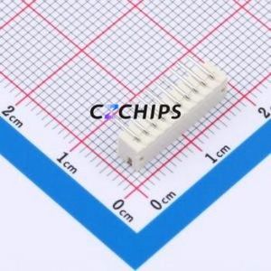 W1501100-10PW2113 Wire-to-Board Pin Header Bent Lead Through Hole,P=1.5mm Connector 1x10P 1.5mm Right Angle Insert ZH - Product Image 2