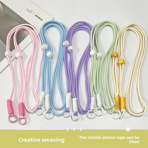 Nouvelle Sangle Tressée à Nœuds pour Téléphone Portable, Cordon <span class=keywords><strong>de</strong></span> Suspension, Chaîne à Clip Arrière Réglable Anti-Perte MG-608 Chine - Product Image 2