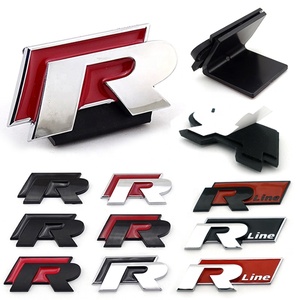 สติ๊กเกอร์โลโก้ติดรถยนต์ 3 มิติ แบบโครเมียม พลาสติก ออกแบบเองได้ ติดกระจังหน้ารถยนต์ ตัวอักษร ตราสัญลักษณ์ ตกแต่งตัวถังรถ - Product Image 2