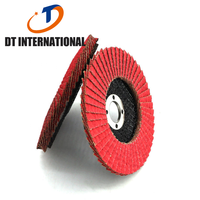 Disque à lamelles en céramique de haute qualité, grain 40/60/80, 100 mm, support en fibre de verre, disque abrasif pour polissage et meulage du métal, OEM ODM OBM