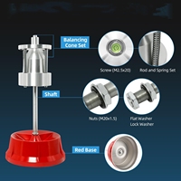 Support d'équilibrage de roues à bulles robuste pour équilibreur de pneus