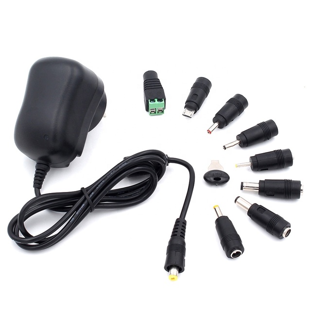Voltage Adjustable 3V/4.5V/5V/6V/7.5V/ 9V/12V 1A 12W Dc Adapter