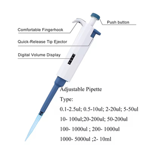 Pipette monocanal réglable 5-5000L, micropipette automatique pour usage en laboratoire - Product Image 5