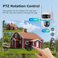 Caméra Dôme PTZ Solaire WiFi 4G Extérieure CONDA 6MP AOV IP66 Étanche Vision Nocturne Couleur 24/7 Audio Bidirectionnel Détection de Mouvement