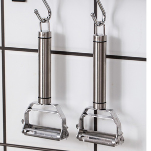 Vente en gros de peloirs à fruits et légumes multifonctionnels en acier inoxydable de qualité alimentaire Hanview avec deux lames dentelées - Product Image 2