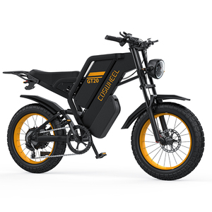 Bicicleta Eléctrica GT20 EBIKE Ligera de Carbono con Motor Trasero de 2000W, 60V, Batería de Litio de 48V y 60km de Autonomía - Product Image 4