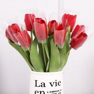 ดอกทิวลิปประดิษฐ์สัมผัสเหมือนจริง QiHao สำหรับงานแต่งงาน ตกแต่งบ้าน - Product Image 2