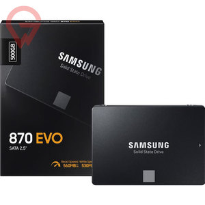 Unidad de estado sólido Samsung 870 EVO MZ-77E500B/EU de 500 GB - Interna de 2.5 pulgadas - SATA (SATA/600) - Negra - Product Image 3
