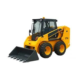 3TonアメリカンエンジンスペシャルオファーローダーCubota Minipala Gommata Kar Mini Walk Behind Skid Steer Loader 365A