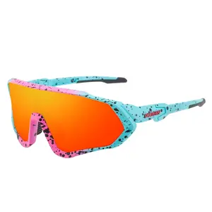 Dubery New Design CE UV400 Sports Polarized Oversize Sunglasses Color Drop Shipping Sunglasses D612