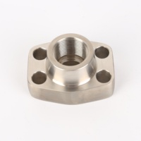 Bride à souder filetée en acier inoxydable 304L, norme ISO 6162 (codes 61 et 62), haute pression, résistante à la corrosion, pour nettoyage acide, modèle CNC AFL