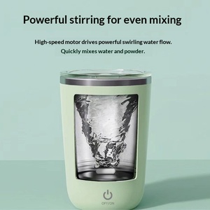 Taza Mezcladora Eléctrica Recargable – Taza de Mezcla Magnética Automática para Café, Leche, Proteínas, Té – Acero Inoxidable, Rotación Automática - Product Image 2
