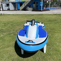 Bateau gonflable électrique Yak Outdoors YKI-31, petit bateau de parc aquatique, bateau de karting aquatique, bateau de surf monoplace, bateau rapide en PVC