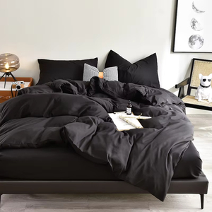 Set copripiumino singolo <span class=keywords><strong>nero</strong></span> _ Set copripiumino King Size _ copripiumino doppio <span class=keywords><strong>nero</strong></span>-Set biancheria da letto - Product Image 1