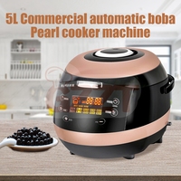Cuisinière à perles de tapioca électrique multifonctionnelle automatique commerciale 110V 220V 5L, cuisinière à boba, équipement pour thé au lait à bulles