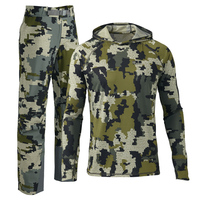 Camisa de hombre personalizada al por mayor, chaqueta de camuflaje para exteriores, traje de caza cálido de secado rápido