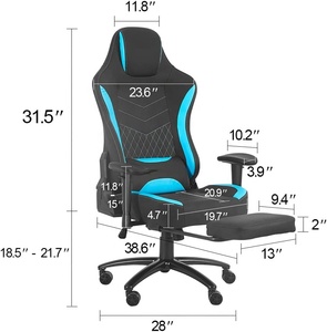 Freebies không dây chơi Game bàn phím và chuột căng Vải Mèo Paw vải chơi game ghế với chỗ để chân - Product Image 3