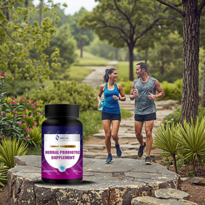 Tăng cường sức sống viên Probiotic Fusion thích ứng với các loại thảo mộc ban đầu như nhân sâm để hỗ trợ chuyển hóa năng lượng - Product Image 1