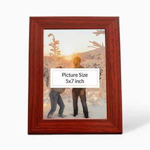 Lightweight Wooden Photo <b>Frame</b> Finely Crafted with Smooth Edges for Wedding Anniversary Photos Available in <b>Multiple</b> Sizes - Product Image 4