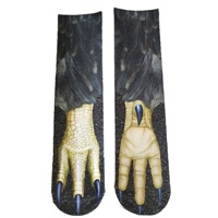 Chaussettes de patte imprimées africaines écologiques de haute qualité Griffe de poulet vierge de sublimation pour la fête