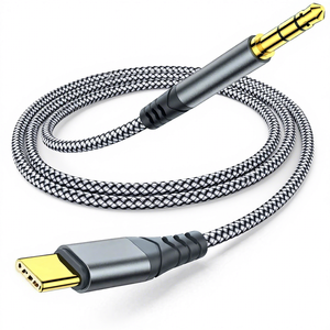 Câble USB C vers prise audio auxiliaire 3.5mm, <span class=keywords><strong>cordon</strong></span> stéréo de <span class=keywords><strong>voiture</strong></span> pour casque de type C vers 3.5mm compatible avec <span class=keywords><strong>iPhone</strong></span> 17 16 15 Pro Max Air - Product Image 1