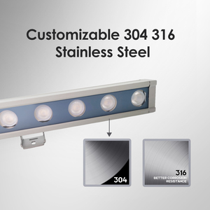 9W IP65 Étanche RGBW LED Rondelle Murale Lumière Support Réglable DMX512 Extérieur Linéaire Bâtiment Hôtel Pont Façade - Product Image 6