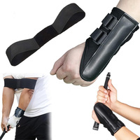 Ensemble quatre pièces pour débutants en golf : Bande de correction de la posture anti-chute de poignet et correcteur de mouvement des jambes en fibre de polyester