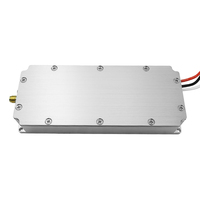 Module RF HKTX personnalisable 53 mm 30 W avec connecteur SMA |   Multi-bandes 433 MHz/900 MHz/2,4 GHz/3G/4G |   24/28V 45dB Gain |   Aluminium |