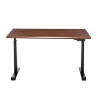 Bureau debout électrique réglable en hauteur avec double structure métallique pour ordinateur
