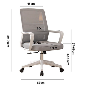 High Quality Wholesale Mesh Fabric Ergonomic Task Office Chair Revolving Chair Mesh - Product Image 6