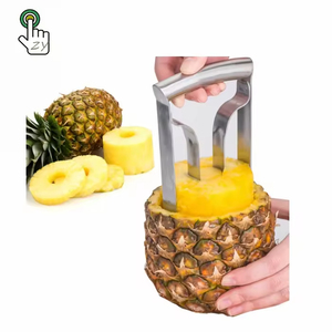 Cuchillo recolector de piñas de acero inoxidable al por mayor, pelador de ojos, descorazonador de piñas, pelador de piñas, cuchillo cortador, cuchillo descorazonador - Product Image 2