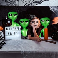 Décoration de fête de dessin animé drôle personnalisé jouets en PVC Alien gonflable pour enfants pour la publicité