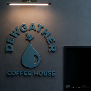 Prezzo all'ingrosso 3d Non illuminato in acrilico lettera scritta scritta personalizzata al coperto caffetteria decorazione da parete lettera canale pubblicitario lettera - Product Image 4