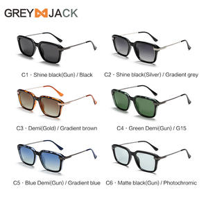 Gafas de Sol Polarizadas Greyjack K021, Armazón de Metal TR90, Protección UV400, Gafas de Sol para Conducir para Hombre - Product Image 5