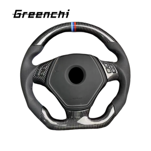 E90 E92 E93 X1 X2 X5 X7 1-7ชุด <span class=keywords><strong>F10</strong></span> F20 F30คาร์บอนไฟเบอร์อัปเกรดพวงมาลัยโดยไม่มีถุงลมนิรภัย - Product Image 2