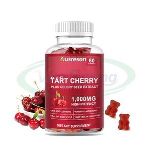 ASAP Vitamins Tart Cherry Gummies Extracto Suplemento para dormir Tart Cherry Gummies para el soporte de las articulaciones Aumenta la energía - Product Image 1