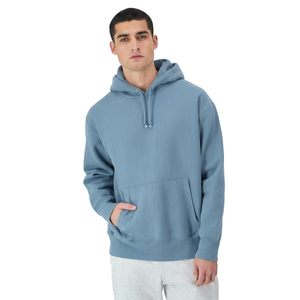Sudadera con capucha de aspecto profesional para hombre, ropa urbana básica, mezcla de algodón, 100% algodón, sudadera de alta calidad para hombre - Product Image 1