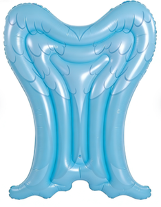 แผ่นรองน้ำเป่าลมรูปปีกนางฟ้าสำหรับผู้ใหญ่ ใช้ในสระว่ายน้ำ ที่นอนลม และที่พักผ่อนลอยน้ำ - Product Image 2