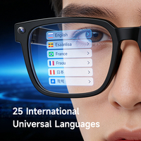Lunettes Intelligentes IA avec Caméra et Lecteur de Musique IA, Vidéo 1080P, Étanche, Traduction en Temps Réel