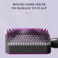 Brosse à cheveux démêlante 3D Airbag Massage du cuir chevelu Coussin d'air Brosse à cheveux démêlante Peigne brosse à palette avec brosse à cheveux nettoyant