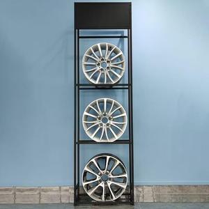 Hai mặt kim loại bánh xe rim hiển thị đứng Dây Kệ loại Rack cho xe bánh xe Khung lưu trữ - Product Image 5