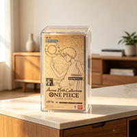 Étui de présentation en acrylique transparent personnalisé XC, écologique, avec protection UV, pour cartes TCG EB-02, boîte de booster 25e anniversaire