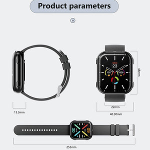 Présentation du nouveau modèle <span class=keywords><strong>T1</strong></span>, écouteurs sans fil deux-en-un, montre intelligente pour appels Bluetooth, fonctions de fitness, bracelet en gel de silice, IP67 - Product Image 6