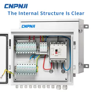 2024 New Solar DC 2 String 500V Junction Box 8 Input 1 Out Put